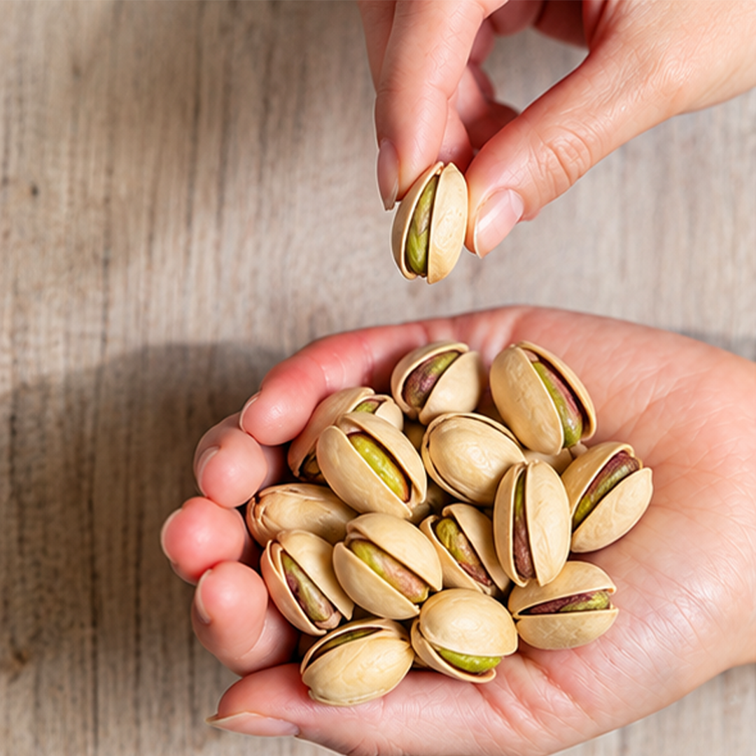 Drapple Premium Pistachios (Pista) – Healthy Crunchy Pistachio Nuts (300g Jar)