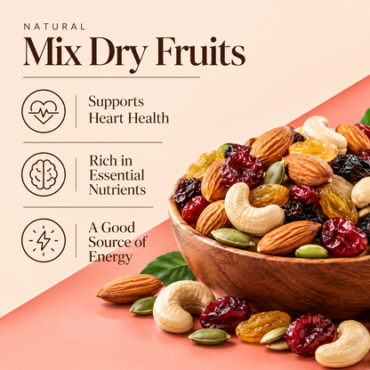 Drapple Premium Mixed Dry Fruits – 450 g Jar