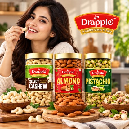 DRAPPLE PREMIUM DRY FRUITS COMBO Pista • Badam • Kaju