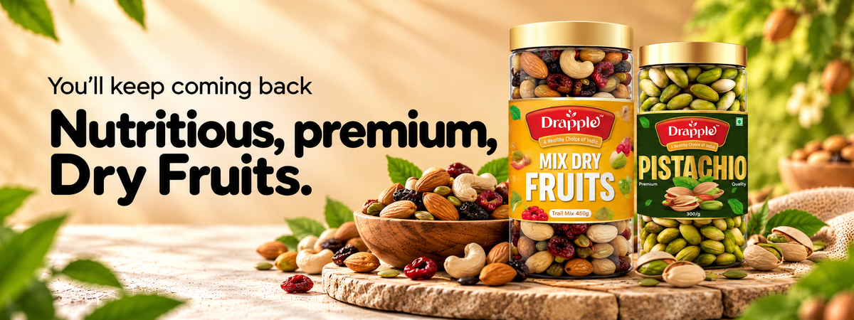 Drapple Premium Mixed Dry Fruits – 450 g Jar